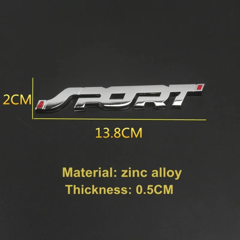 

Наклейки на кузов 3D трехмерные СПОРТИВНЫЕ спортивные английские персонализированные логотипы автомобиля металлические наклейки для автомобиля декоративная маркировка 1 шт.