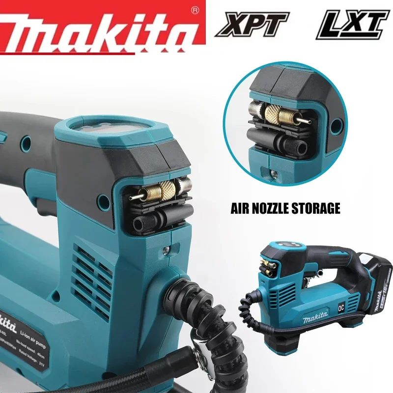 

Портативный воздушный насос Makita 18В, литий-ионный аккумулятор, беспроводной компрессор для накачки шин автомобиля, электрический насос для мотоциклов