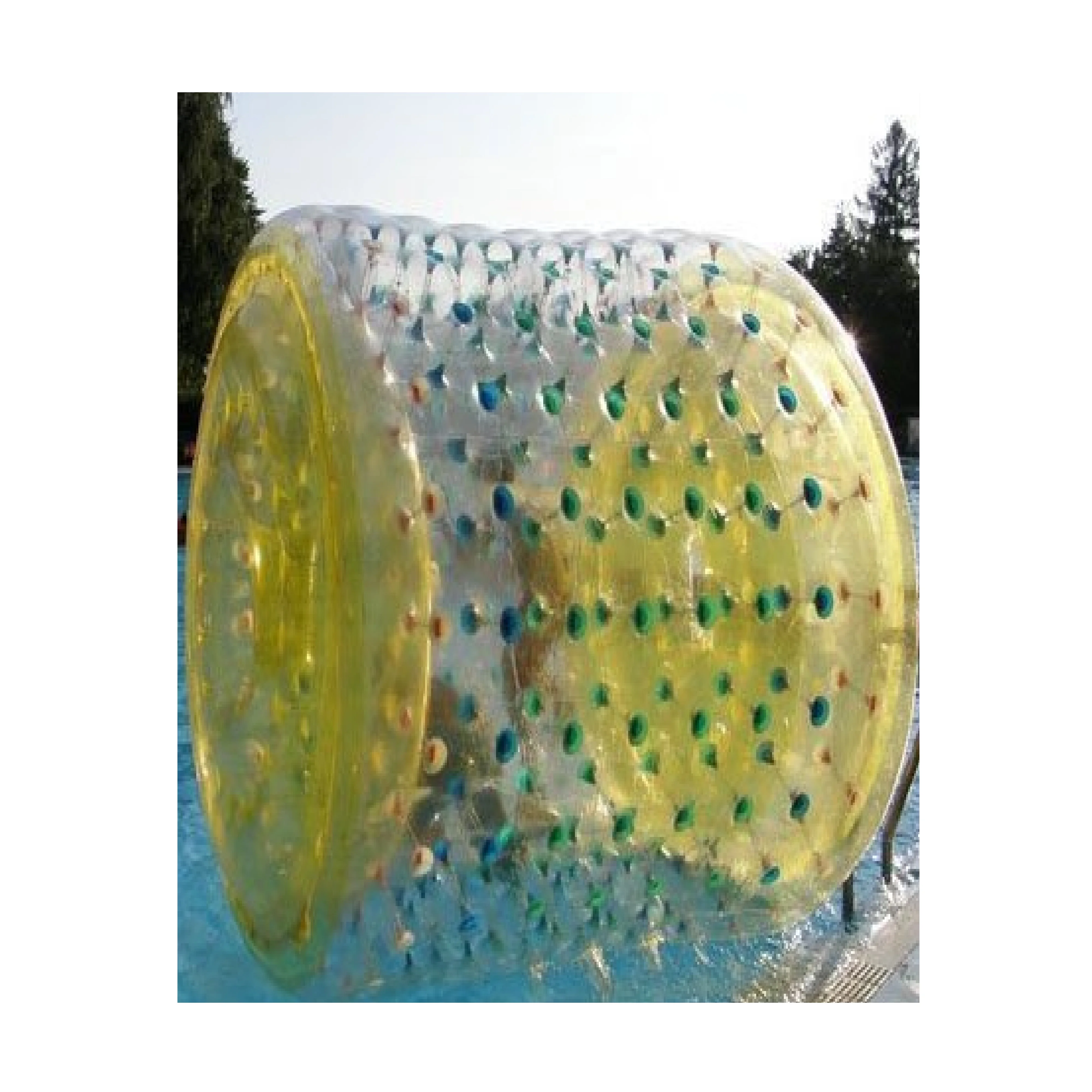 Customized price water walking Inflatable water Roller Ball,PVC water roller tube for swimming pool,Zorb water roller ball