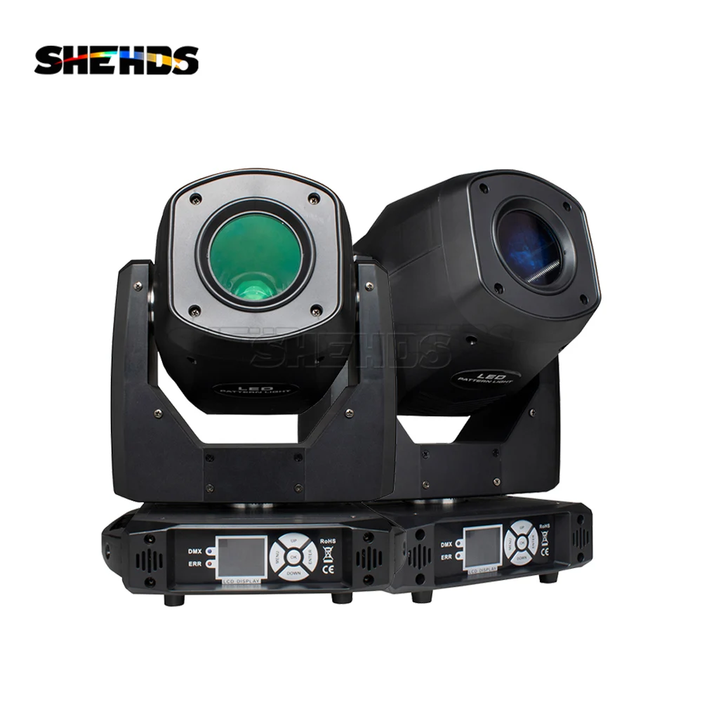 SHEHDS-Luz LED de cabeza móvil 3 en 1 para escenario, lámpara giratoria de 160W para DJ, discoteca, fiesta de boda, efecto de luz profesional, 2