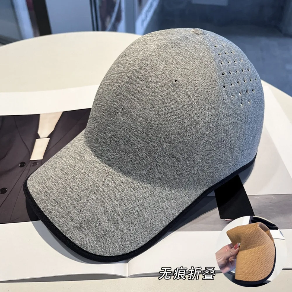 Creative Gift Seamless Baseball Cap Packable Quick Drying Outdoor Hat Breathable Lightweight Visor Cap