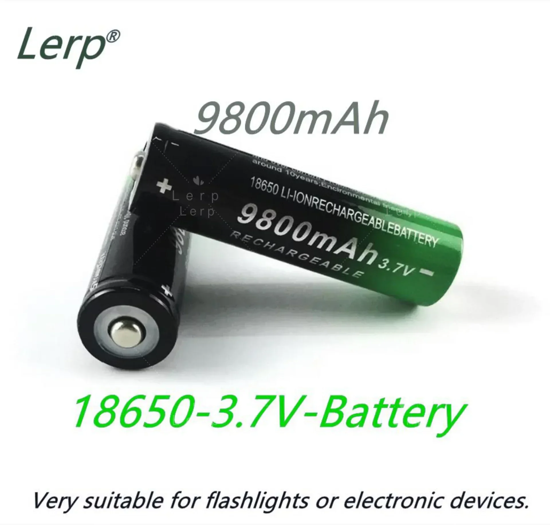 2024 100% New 18650 3.7V 9800mAh Rechargeable Battery For Flashlight Torch headlamp Li-ion Rechargeable Battery drop shipping