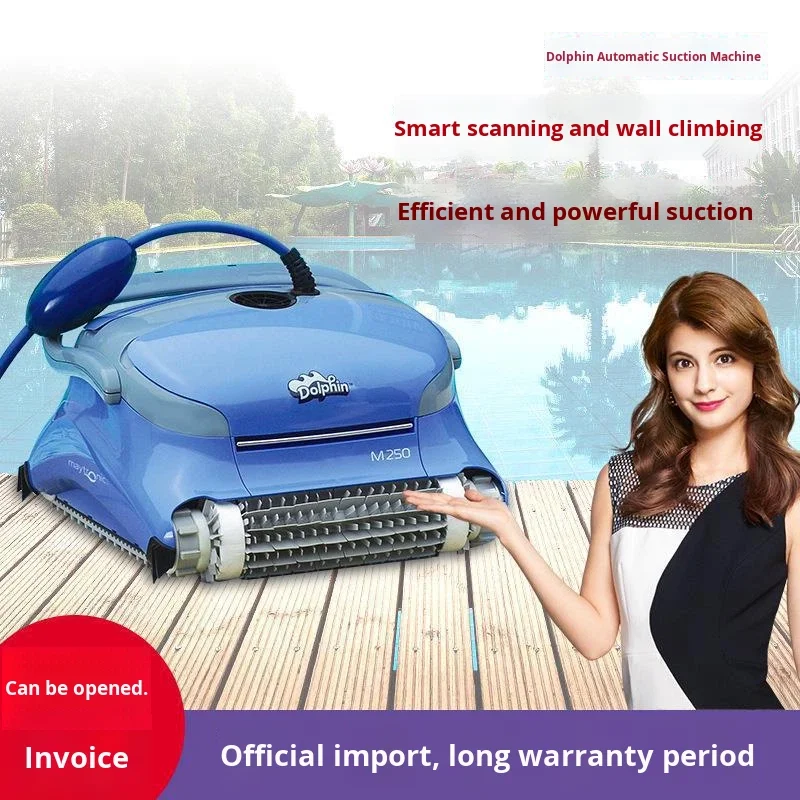 Dolphin Swimming Pool Fully Automatic Underwater Cleaning Robot Vacuum Cleaner M250 Model