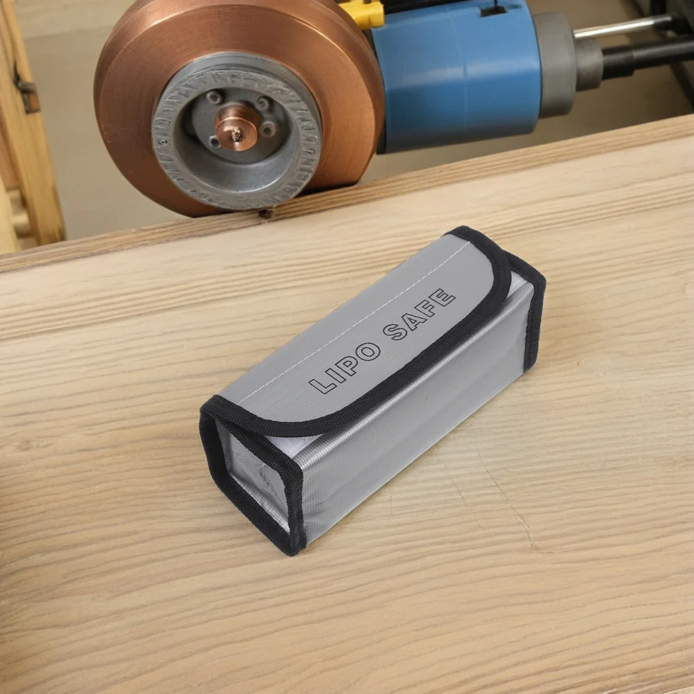 

2Pcs Fireproof Explosion-Proof Lipo Protective Bags High Temperature Resistant Case Lipo Bags