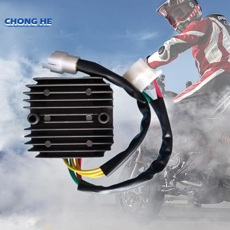 600cc Motorcycle Parts Voltage Regulator Rectifier Cable Wire Connector For Honda XLV Transal 600 1987 1990 XLV600 31600-MM9-000