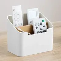 Remote Control Organizer TV Remote Holder For Table Multipurpose Desktop Storage Box Bedroom Living Room Organizer