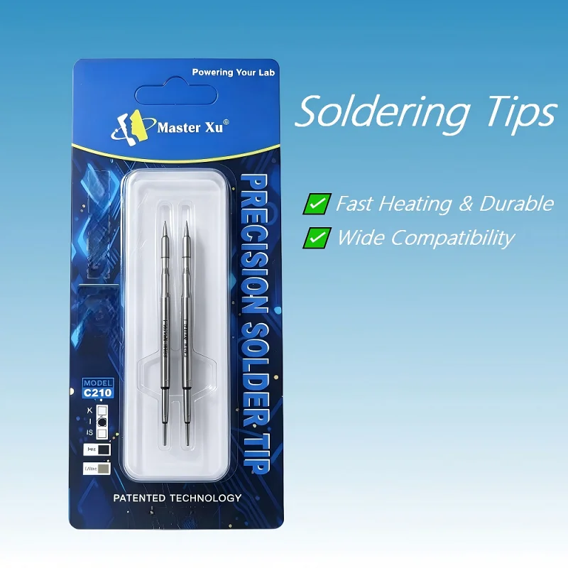 Hiseecon C210 Anti Oxidation Soldering Tips For JBC T210 Sugon T26 T3602 Replacement Heads Mainboard Repair
