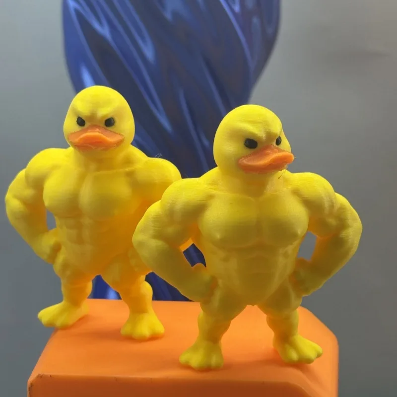 

Причудливая фигурка мышечной утки, 3D декор для рабочего стола, аксессуар для украшения полки в помещении и на открытом воздухе