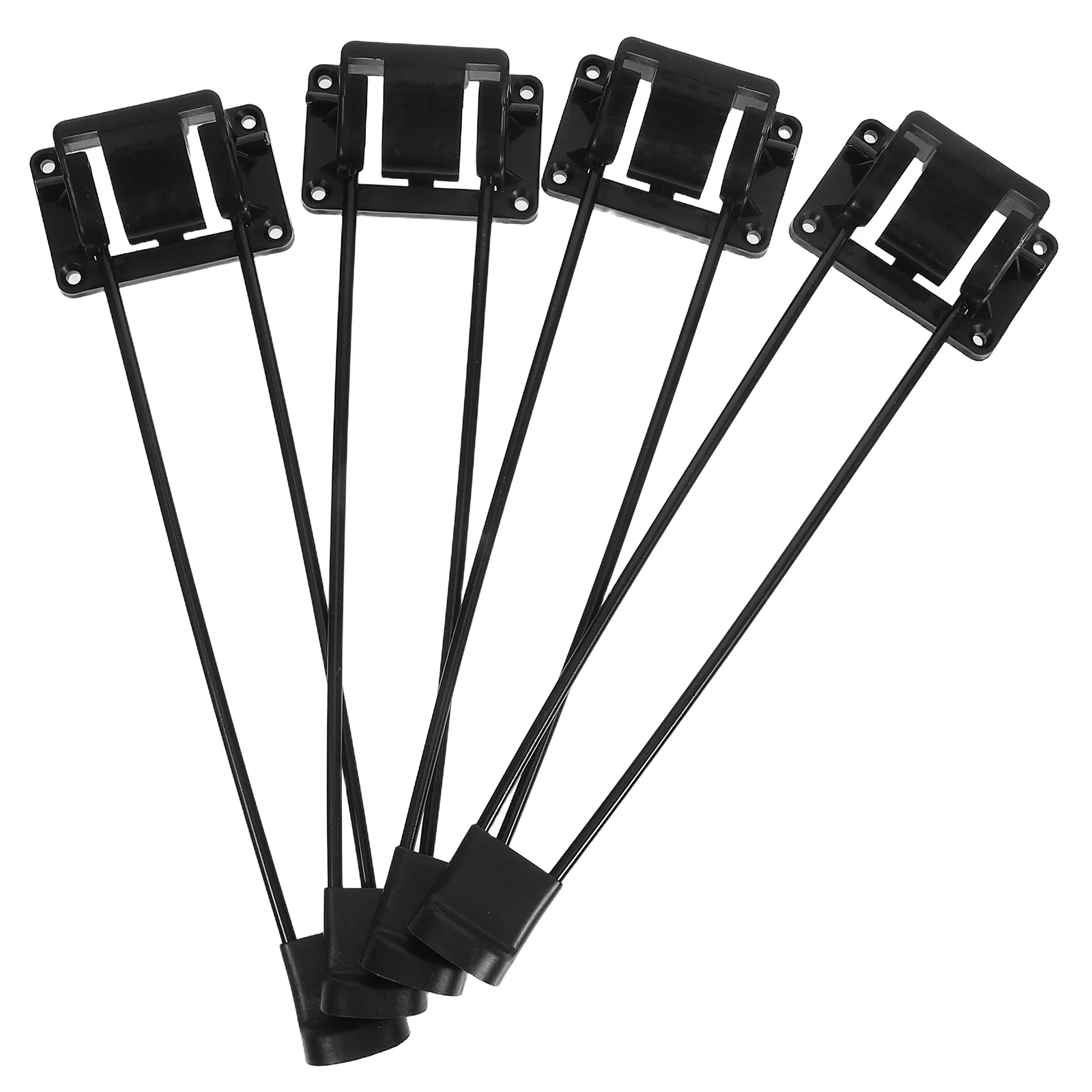 

4pcs Folding Table Black Metal Hairpin For Camping Portable Table Leg Support Heavy Duty Diy Furniture Legs Foldable Desk Legs