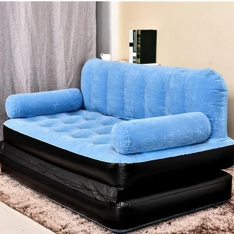 Multifunctional Inflatable Big Sofa Bed For Travel Camping Folding Sofa Bed For Apartment Bedroom Furniture Outdoor Garden Sofa