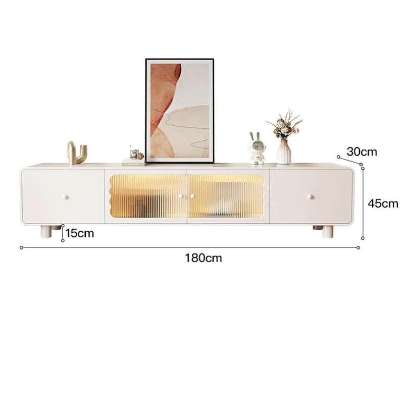 Lowboard Retro Tv Table Cabinet Living Room Mount Rack Bench Tv Desk Stand Wood Media Console Meuble Tv Salon Home Furniture