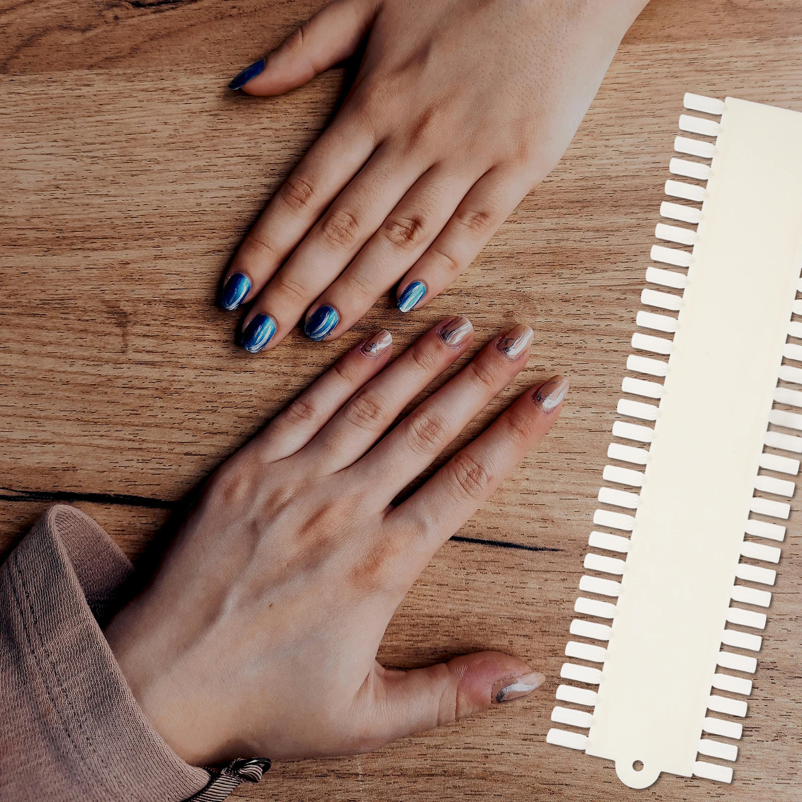 

2 шт., доска для практики лака для ногтей, премиальный дисплей для дизайна ногтей, 60 цветов, палитра для рисования для начинающих, салона, школы