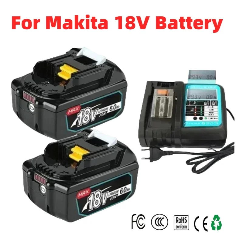 

Rechargeable Battery for Makita 18V 12A 18650 Lithium-ion Cell Suitable For Makita Power Tool BL1860 BL1830 BL1850 LXT400