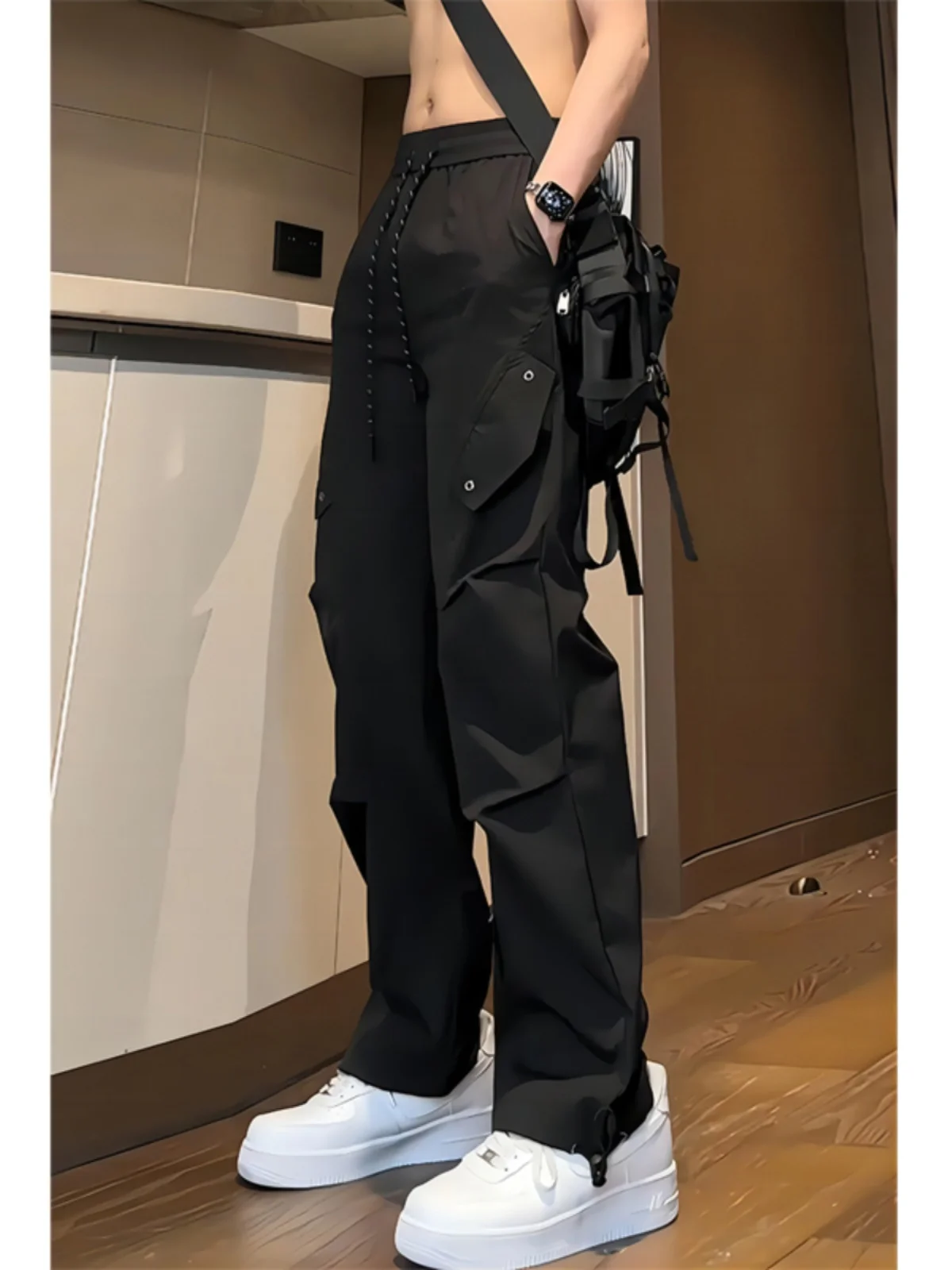 

Мужские водонепроницаемые походные брюки для активного отдыха, прямые брюки для альпинизма и работы, профессиональные.