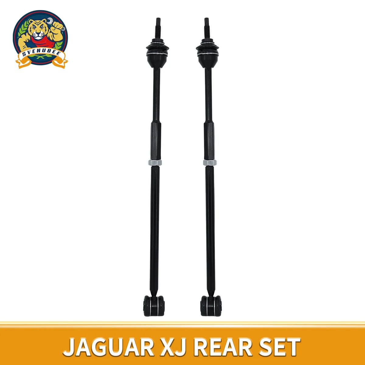 Svenubee Pair of Rear Tie Rods End Set for Jaguar F-Type XJ8 XJR Ford Thunderbird 2000 2001 2002 2003 2004 2005 2006 - 2014