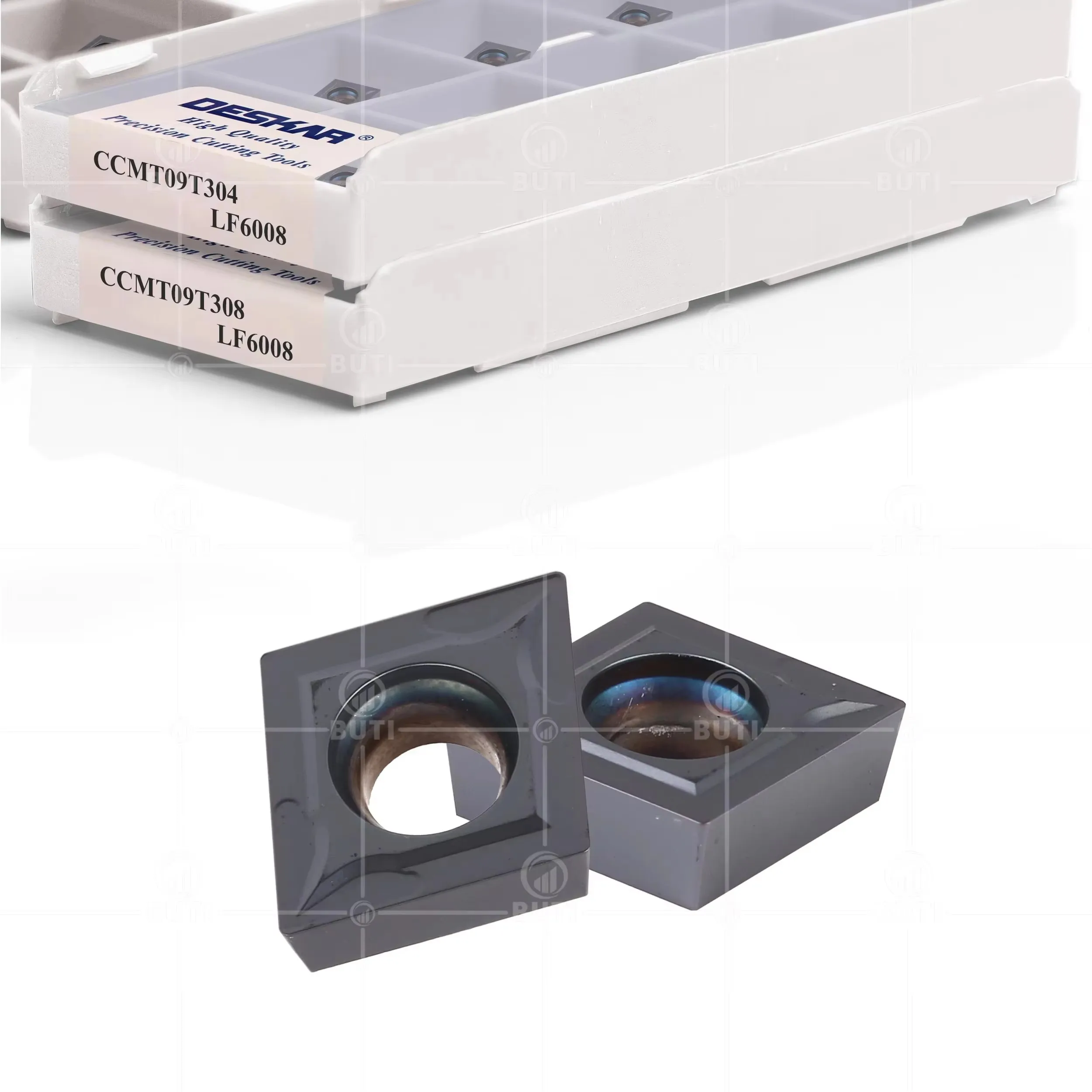DESKAR 100% Original Numerical Control Lathe CCMT09T304/08 LF6008 Rhombus Inner Hole Boring Inserts Processing General Materials