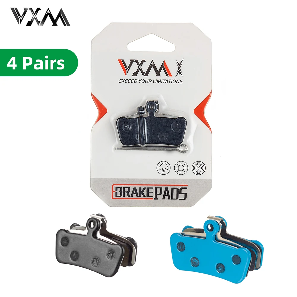 VXM MTB Bike 4 Piston Disc Brake Pads brake shoes For Guide G2 RSC Hydraulic brake Metallic Brake Pads XO Trail E9 E7 4Pairs