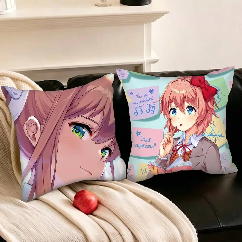 Game Doki D-Doki L-Literature C-Club  Pillowcase living room sofa cushion cover bedroom room bed pillow cover home decoration