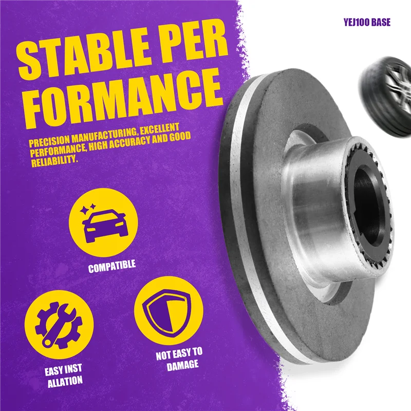 X39A-117MM محرك الفرامل الكهرومغناطيسي مكابح الاحتكاك منصات الفرامل والعتاد أقراص الجمعية لقاعدة YEJ100 #4
