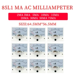 85L1-MA amperomierz miliamperowy AC 50mA, 100mA, 200mA, 300mA i 500mA