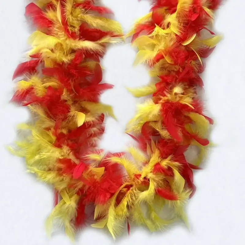 39BD Boas penas peru, 2 jardas Chandelle penas boas cachecol para mulheres dançando festa casamento cosplay decorações