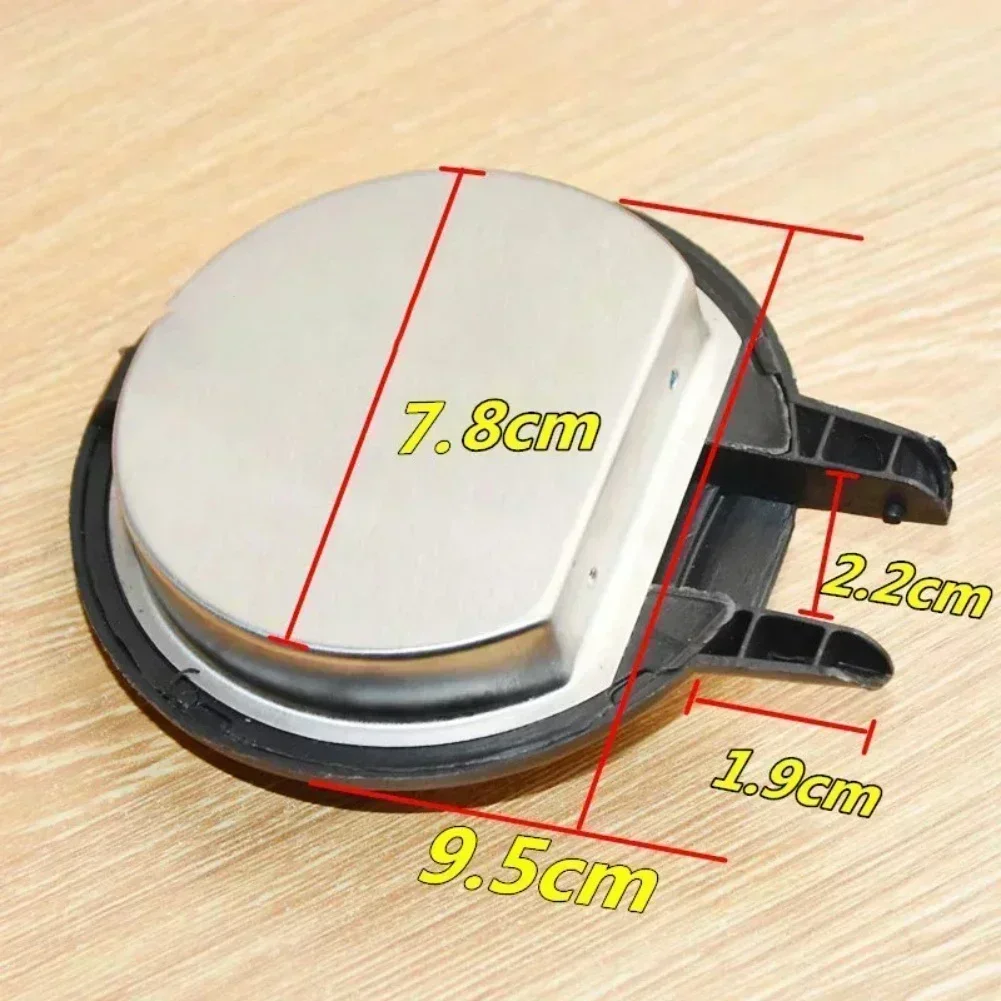Convenient Kettle Lid Accessory Kettle Kettle Replacement Lid Black Stainless Steel Lid Versatile Replacement Convenient Design