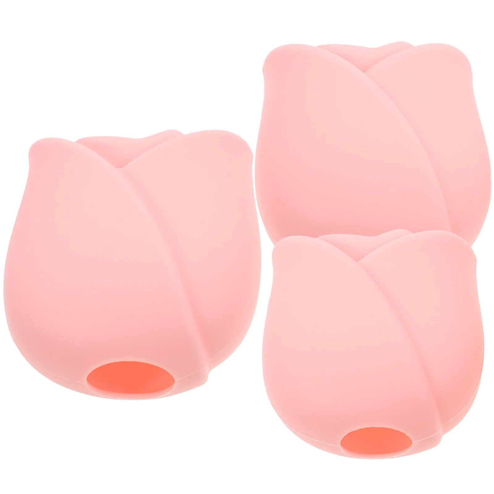 3 قطع من أغطية فرش المكياج المصنوعة من السيليكون، أغطية حماية للسفر في الهواء الطلق، حامل فرشاة مدمج يدوم طويلاً للجميع