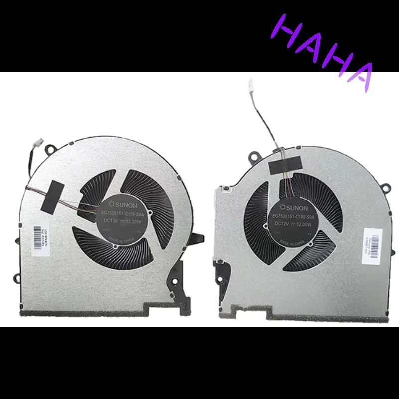 H+ CPU+GPU Cooling Fan for HP Omen 7 Plus 17-CK 17-CK1020NR 17-CK0372NR 17-CK1065CL TPN-Q266 Series M78888-001 M78889-001