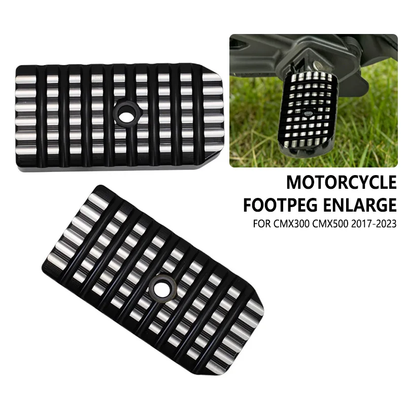 

Aluminum Footrest Pedal Enlarger Footpad Extension Footpeg For Honda CMX500 CMX300 Rebel CMX 500 300 Rebel500 2017-2023