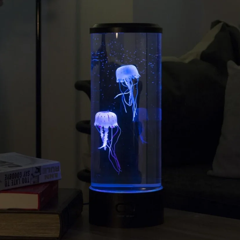 Fancy LED Jellyfish Aquarium Lamp Night Light USB Powered Lamp Children\'S Gift Home Bedroom Decor For Boys Girls Birthday Gifts