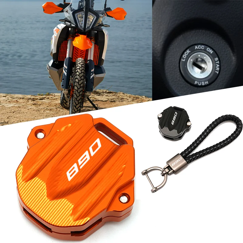 NEW Fit For KTM DUKE 890 ADV 890 ADV 890 ADVENTURE DUKE890 Motorcycle Accessories CNC Key cover shell case & Keychanin Keyring