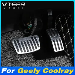 Vtear Pedal Brake Cover Frame Trim Accelerator Moulding Car-Styling Interior Accessories Parts For Geely Coolray SX11 BelGee X50