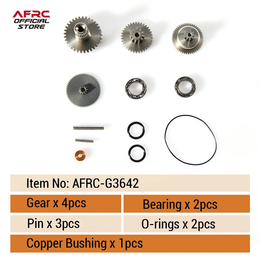 AFRC Servo Gear Set Systems Accessories For D3518 D3519 D3528 D3530 D3623 D3642 Etc Servo DIY Assembly Upgrading