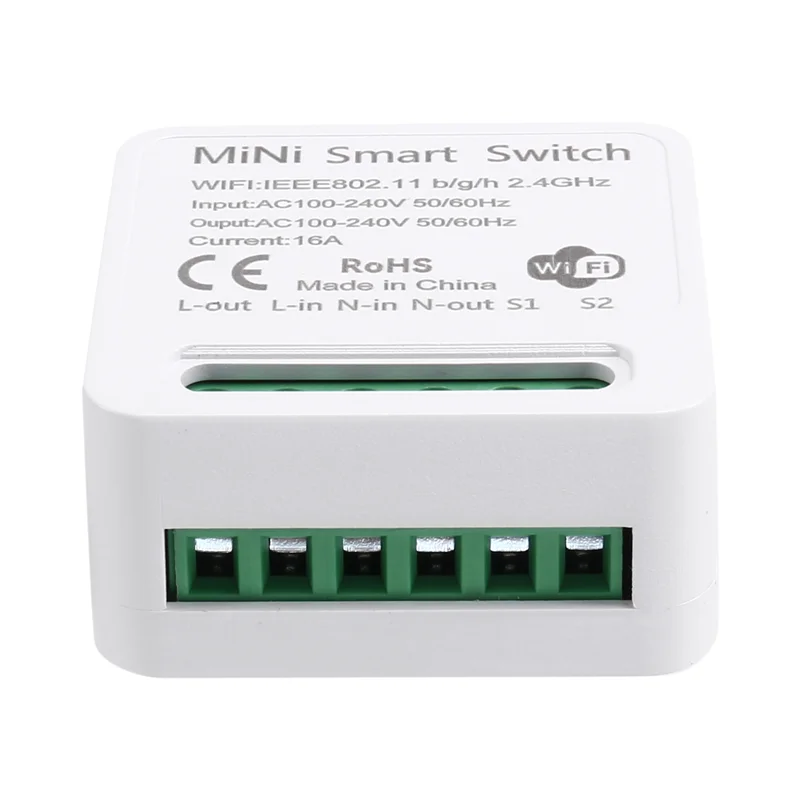 F-T Mini Smart Wi-Fi релейный переключатель, модуль таймера «сделай сам», приложение Smart Life/Tuya, беспроводной пульт дистанционного управления