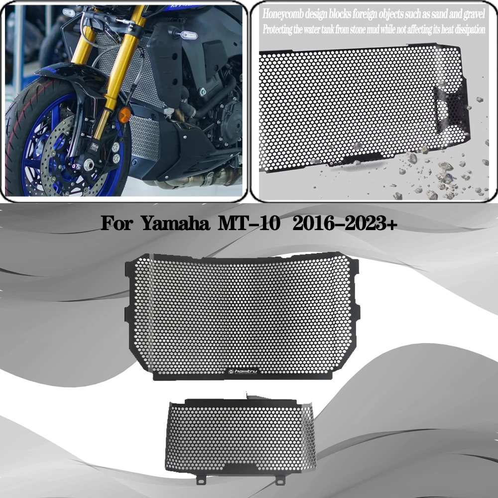 

Для Yamaha mt-10/MT-10 2016 2017 2018 2019 2020 2021 2022 2023 + решетка мотоцикла, защита крышки радиатора
