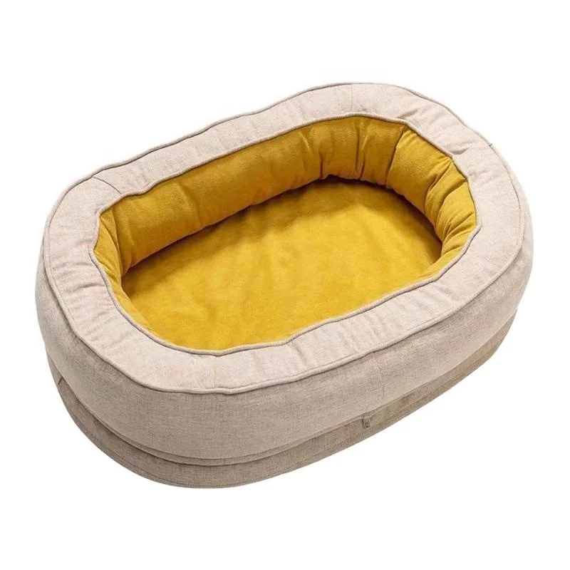 

High Quality Popular Trend Universal Four Seasons Pet Bed Foam Cotton Flannel Material Waterproof Hand Washable Pet Bed