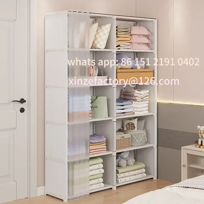 

Customizable Open Closets Storage Locker Armoire Wardrobe Folding Clothes Cabinet Dressing Rooms Dressers Use