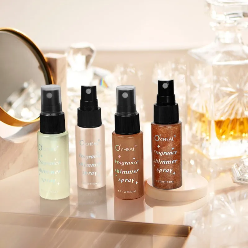 フラッシュスプレー、持続フラッシュ、防水、汗防止、汚れ防止、顔、体、首、明るいメイク、光沢のある化粧品に適しています。