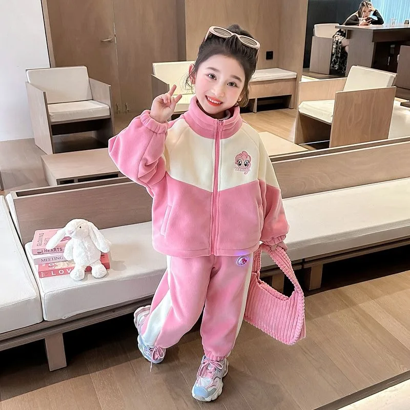 ملابس رياضية كاجوال للفتيات من My Little Pony Cartoon اللطيفة Twilight Sparkle Pinkie Pie للخريف والشتاء، أنيقة ومتعددة الاستخدامات