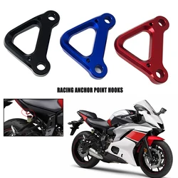 YZF-R7 Motorcycle CNC Aluminum Rear Racing Anchor Point Hooks Tow Hook Accessories For Yamaha YZF R7 YZF-R7 2021 2022