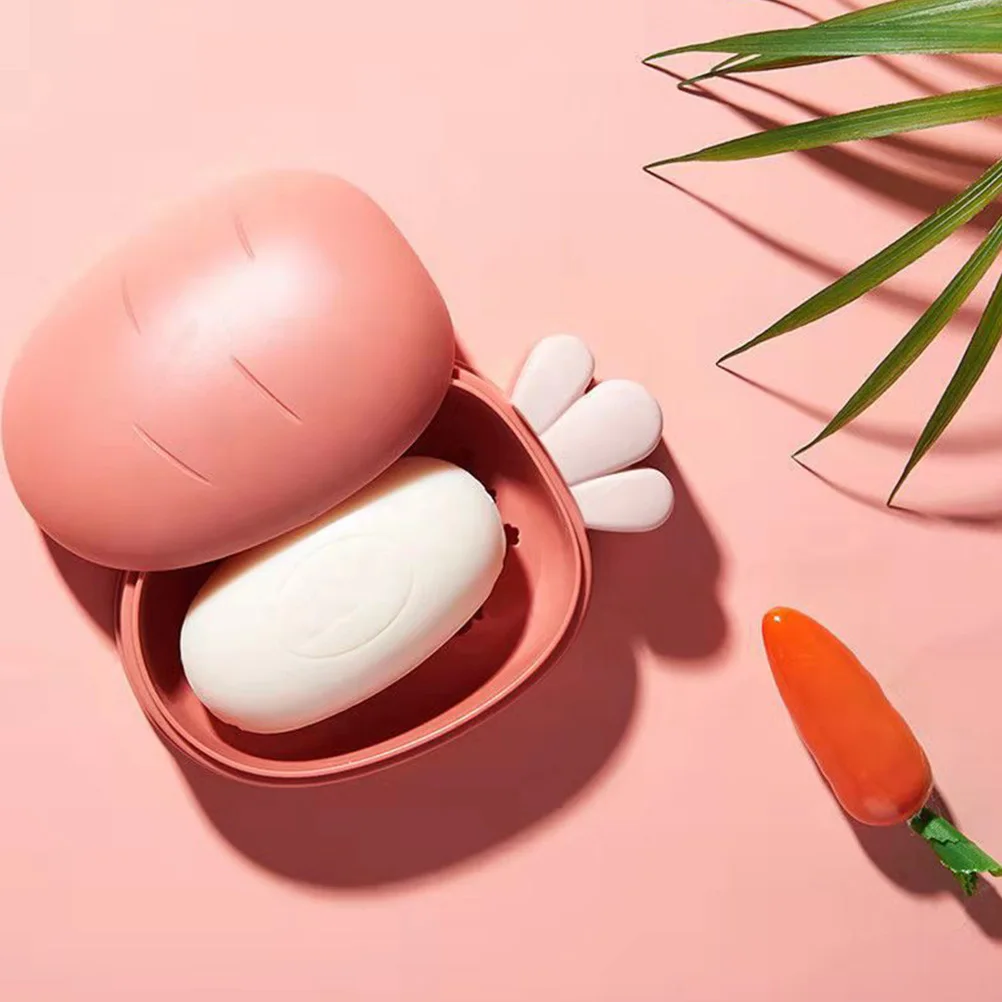 

2Pcs Double Layer Soap Box Drainage Soap Holder Clean Storage Container for Home Bathroom Draining Container