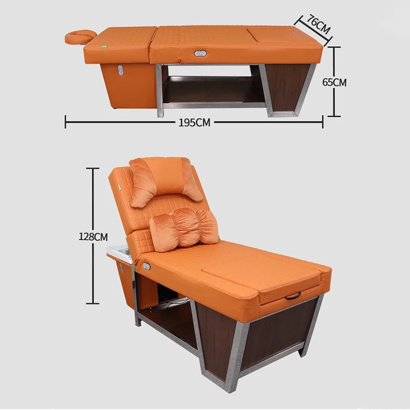 Complete Beauty Salon Washbasin Chairs Nail Spa Styling Hair Stylist Machine Porcelain Hairdressing Bed Cama Massage Chair