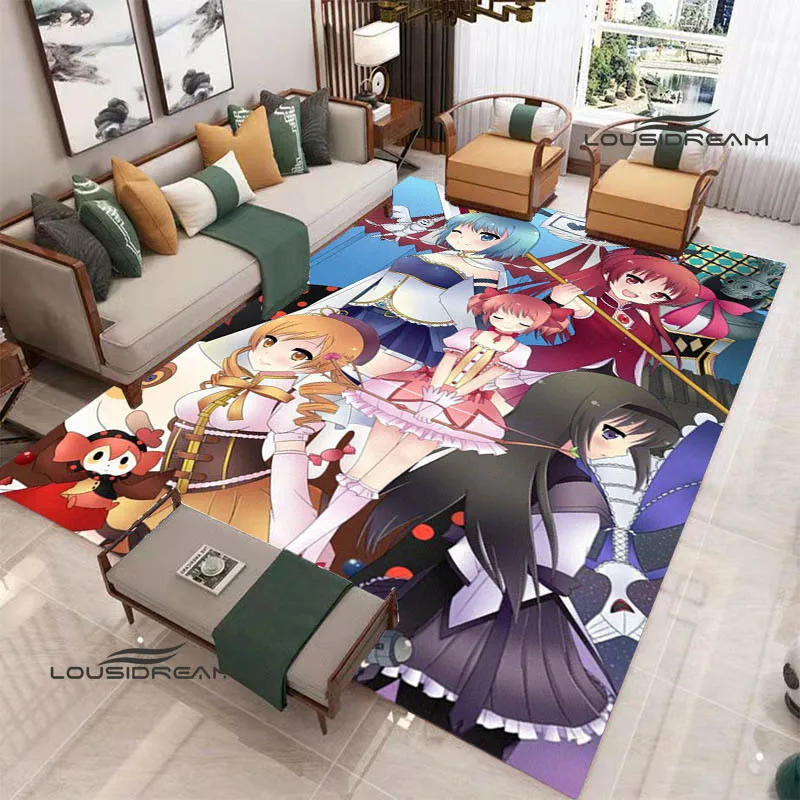 Puella Magi Madoka Magica print carpet kitchen mats Anime carpet Non -slip carpet outdoor carpet yoga mat area rug birthday gift