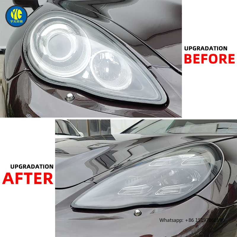 For Porsche Panamera 970.1 Plug and Play Headlamp Auto Parts 2010 2013 Front Head Lights Upgrade 2023 PDLS Matrix LED Headlights