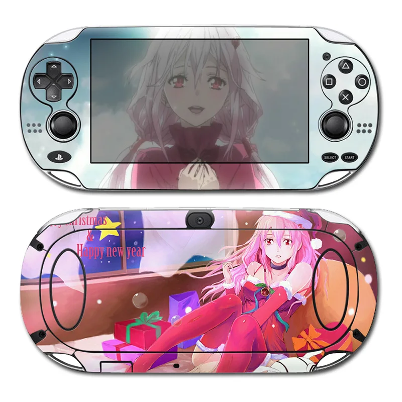Waterproof Games Accessories Vinyl Decal for PS vita 1000 Skin Sticker anime girls