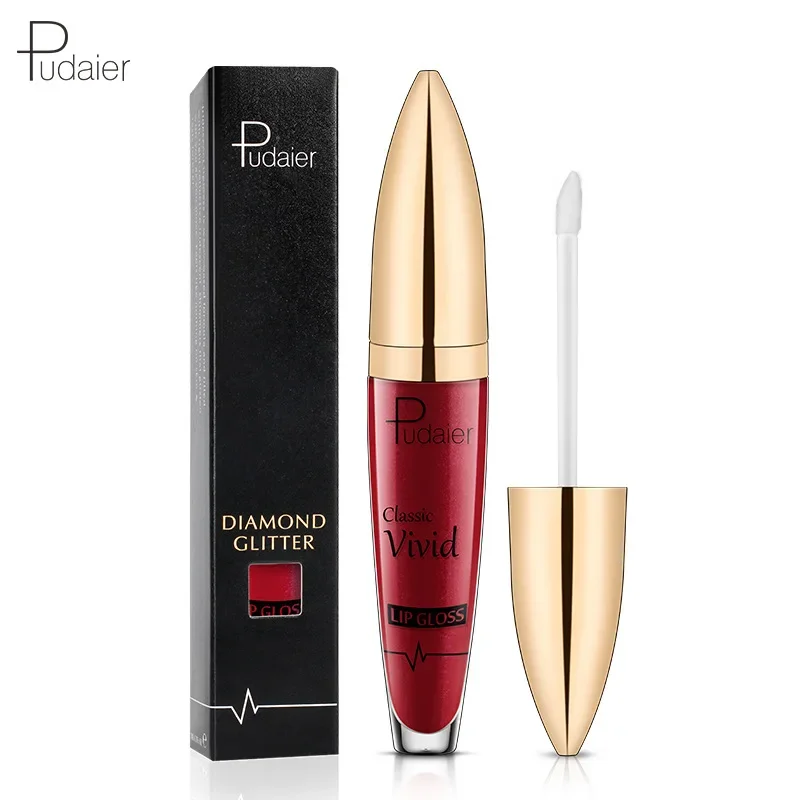 Pudaier-pintalabios con purpurina de 18 colores, brillo de labios líquido hidratante mate, resistente al agua, duradero, Sexy, gran oferta