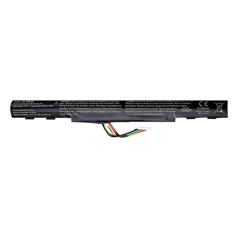 14.8V 37Wh 2500mAh AL15A32 Replacement Laptop Battery for Acer E5 473G 573G 553G Durable Safe Stable High Performance
