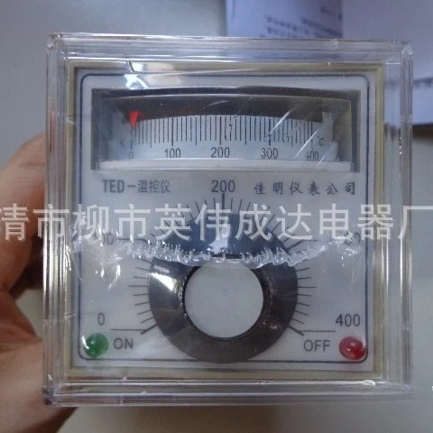 Medidor de control de temperatura TED-2001 0-400 grados, controlador de temperatura tipo puntero E K TDA-8001