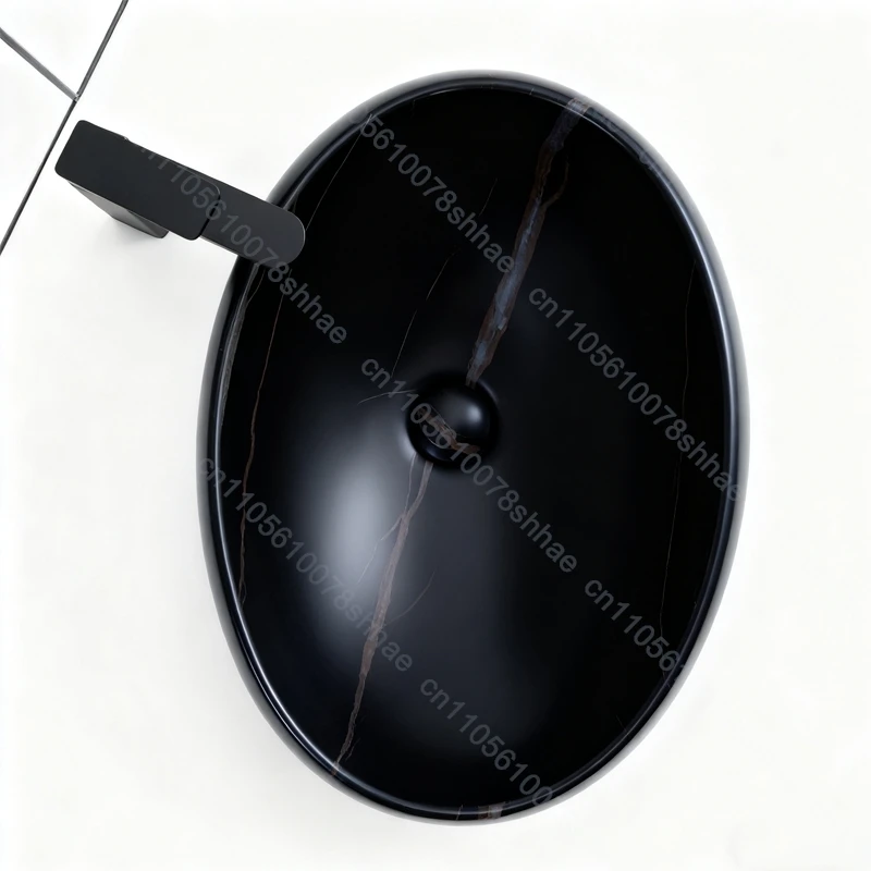 Luxury Vintage Ceramic Vessel Sink for Bathroom Vanity Art Basin Above Counter Wash Bowl Basin with Drain Accessories Countertop