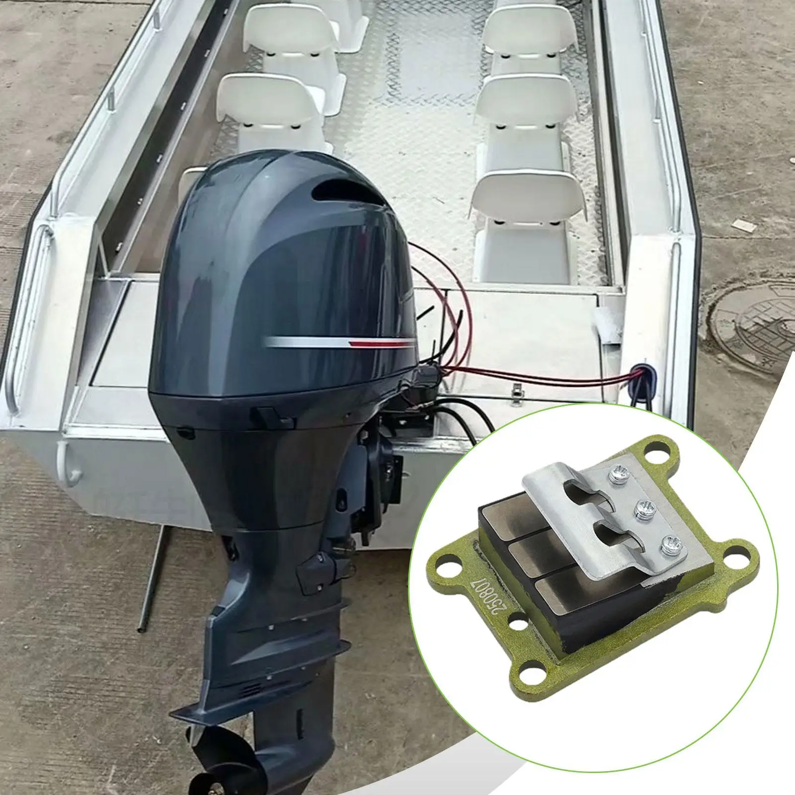 مجموعة صمامات السحب المعدنية للمحرك الخارجي لنماذج 4HP ثنائية الأشواط 6J1-13610-00 #3